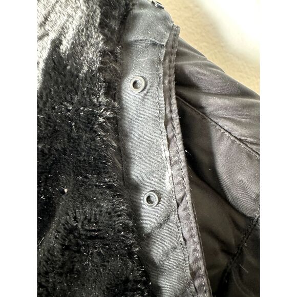 The North Face 550 Women's Hooded Down Filled Puffer Jacket Size Large L Fur - Picture 5 of 5